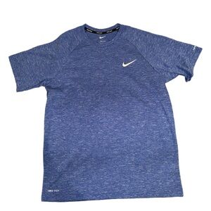 Nike Blue Dri-Fit Short Sleeve Tees Athletic Wear